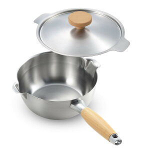 ���V�J��(Yoshikawa) �ᕽ�� �V���o�[ �W�t 18cm�p �䂫�Ђ�� 18cm PD3001+PD3002 �Z�b�g IH�Ή� �K�X�ΑΉ� ���{�� aikata �����X�e�����X