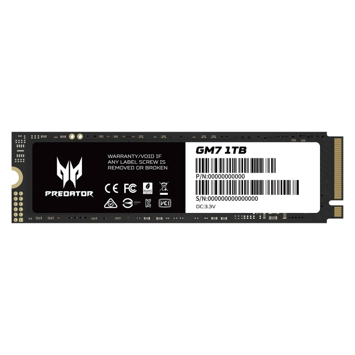 楽天市場】Acer Predator SSD 1TB PCIe Gen4x4 NVMe1.4 M.2 2280 新型 