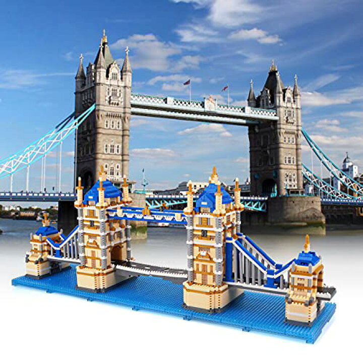 楽天市場】LULUFUN ブロック タワーブリッジ London Tower Bridge 