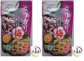 カリカリ梅 赤しそ 400g × 2袋セット【海苔の大森屋　業務用　大容量】コストコ 全国一律送料無料 あす楽 賞味期限 2024/12/21