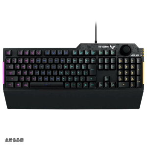 �y���������z�Q�[�~���O�L�[�{�[�h RA04 TUF GAMING K1/JP ��p�{�����[���m�u �h�� RGB�Ɩ� ���X�g���X�g
