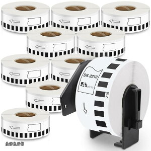 �y���������z29mmx30.48m DK-2210 DK 2210 ���M�X�e�b�J�[�� ���x���v�����^�[ QL-800 QL-820NWB QL-700 QL-550 QL-720NW QL-650TD 10���[���Z�b�g�A�u���U�[Brother�ƌ݊����̂��� DK���x�� ���v304.8���[�g��
