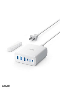 �y���������zCharger (112W 6 Ports GaN) MacBook PD�Ή�Windows PC iPad iPhone Galaxy Android �X�}�[�g�t�H�� �m�[�gPC �e��