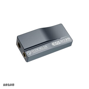 �y���������zROSESELSA RS9039 �|�[�^�u�� DAC �A���v�AES9039Q2M �`�b�v�� DSD256 �𓋍ڂ��� 3.5mm ����� 4.4mm �o�͗p�w�b�h�t�H���A���v (Type-C �P�[�u���f�t�H���g)