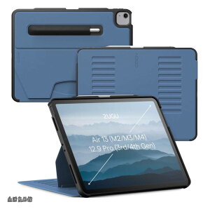 �y���������zCase iPad Air �P�[�X 13�C���` (M4 2026 & M3 2025 & M2 2024) / Pro 12.9 (��3���� / ��4����) �ɔ� �����Ռ��ی� 10�i�K�X�^���h�@�\ Apple �y���z���_�[ ���C�����X�[�d �I�[�g�X���[�v �X�}�[�g