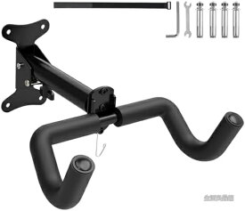 【送料無料】自転車 壁掛けフック 収納 ラック 耐荷重22kg 伸縮・角度調整式 EVA緩衝付き 折りたたみ ロードバイク マウンテンバイク 対応 室内 ガレージ 省スペース 収納ラック 自転車スタンド