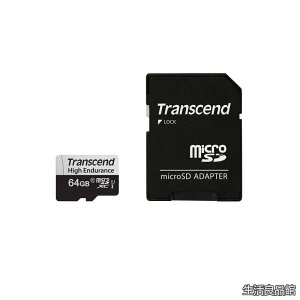 �y���������z���ϋv microSD�J�[�h 64GB UHS-I U1 Class10 �h���C�u���R�[�_�[ �Z�L�����e�B�J�����p SD�J�[�h�ϊ��A�_�v�^�t TS64GUSD350V