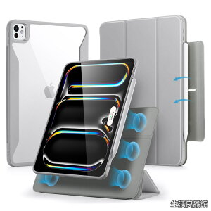 �y���������ziPad Pro 11�C���` �P�[�X�iM5/M4�A2025/2024�j��p Pencil�z���_�[�t�� ���O���\�}�O�l�b�g�J�o�[ �c�u��/���u���X�^���h Pencil Pro/USB-C�Ή� Rebound