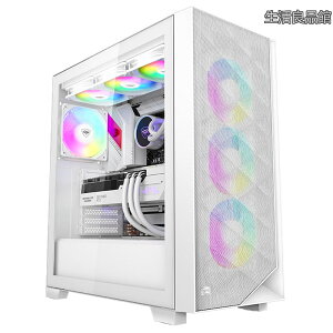 �y���������zCPS C3D510 ARGB PC�P�[�X ATX�~�h���^���[ �����ɒʋC���̍��� ���b�V�����^���t�����g�p�l�� �G�A�t���[E-ATX/M-ATX/ITX �~�h���^���[PC�P�[�X 3��ARGB�t�@���𓋍� �ő� 390mm��GPU��