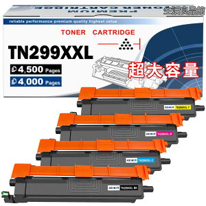 �y���������zTN299XXL TN-299XXL �݊��g�i�[ 4�F�Z�b�g����e�� �Ή��@��u���U�[Brother HL-L3240CDW MFC-L3780CDW�v�����^�[ (�u���b�N4 500�y�[�W �J���[4 000�y�[�W����\)