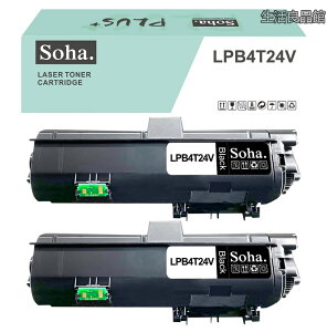 �y���������zEPSON �G�v�\���p LPB4T24 LPB4T24V BK*2 �݊��g�i�[�J�[�g���b�W ��e�ʁ@�u2�{�Z�b�g �u���b�N�v �Ή��@��Fepson LP-S380DN / LP-S280DN /