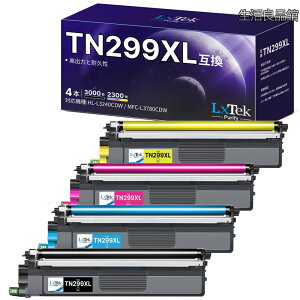 �y���������zBrother �p �g�i�[�J�[�g���b�W 299XLBK C M Y 4�{�Z�b�g �u���U�[ �p �g�i�[ TN299 �u���b�N �V�A�� �}�[���^ �C�G���[ ��e�ʃ^�C�v HL-L3240CDW MFC-3780CDW