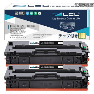 �y���������zLCL CANON�p �L���m���p CRG-054H CRG-054HBLK (2�p�b�N �u���b�N) �݊��g�i�[�J�[�g���b�W �Ή��@��FMF644Cdw/MF642Cdw/LBP622C/LBP621C