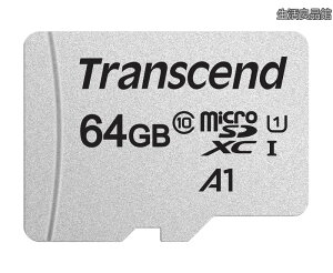 �y���������zTranscend microSDXC�J�[�h 64GB Class10 UHS-I SD�ϊ��A�_�v�^�t��TS64GUSD300S-A