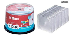 �y���������zimation�i�C���[�V�����j 1��L�^�p �ϐ��E����ʐ^�掿 CD-R IM005 (52�{�� 50��) +�X�����N���A�P�[�X 1�����[×50�Z�b�g