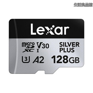 �y���������zLexar 128GB �V���o�[ �v���X �}�C�N��SD�J�[�h �ő�205MB/�b MicroSDXC UHS-I �t���b�V���������[�J�[�h �A�_�v�^�[�t�� C10 U3 A2 V30 �t��HD 4K UHD ���� TF�J�[�h