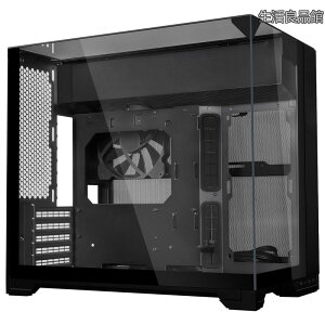�y���������zLIANLI MicroATX�P�[�X O11 Vision-M �u���b�N 3�ʋ����K���X ���E�����W���[�����f�B�o�C�_�[ �f���A���`�����o�[ M-ATX/Mini-ITX�K�i�}�U�[�{�[�h�Ή�