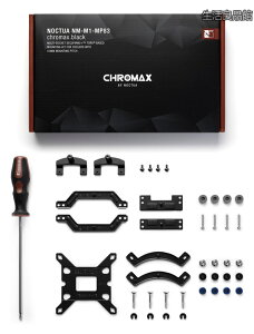 �y���������zNoctua NM-M1-MP83 chromax.black AMD AM5/AM4�y�уC���e��LGA1700/LGA1200�Ή�CPU�N�[���[�}�E���g�L�b�g (�u���b�N)