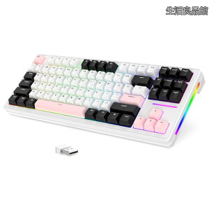 �y���������zMAMBASNAKE x ATTACK SHARK M87 ���J�j�J���L�[�{�[�h�L�[�L���b�v �����J�X�^�}�C�Y���� PBT�L�[�L���b�v 3�ڑ����[�h Bluetooth5.0/2.4Ghz/Type-C 87�L�[���Փ�