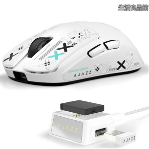 �y���������zAJAZZ AJ159V2 �Q�[�~���O�}�E�X ���y��54g ���C�����X �g���C���[�h�ڑ� (�L��/2.4G���C�����X/Bluetooth) PAW3395�Z���T�[ �ő�32000DPI ��x��