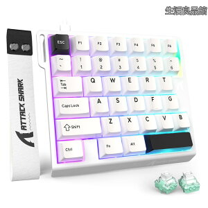 �y���������zATTACK SHARK M36HE �Ў�Q�[�~���O�L�[�{�[�h ���J�j�J�� ���s�b�h�g���K�[ ����f�o�C�X �L���ڑ� F�擋�� RGB�o�b�N���C�g 5�w�����\�� RT���x0.01mm
