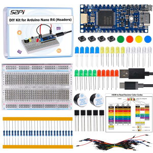 �y���������zGeeekPi Arduino Nano R4 �p DIY�L�b�g �s���w�b�_�[�t��