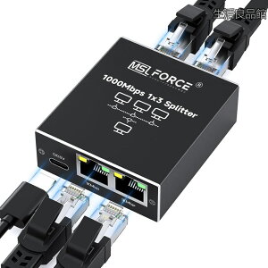 �y���������z���{�̒������ MSL FORCE LAN���z�� ���� 1000Mbps RJ45 �X�C�b�`���O�n�u Cat5-Cat8�Ή� ��ғ����o�� lan�P�[�u�����z�� �f�[�^�[�`�� rj65e 1�� 1����3�o��