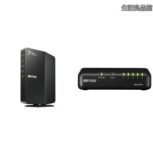�y���������z�o�b�t�@���[ WiFi ���[�^�[ ���� LAN Wi-Fi 7 11be �f���A���o���h 2882+688Mbps �G�R�p�b�P�[�W WSR3600BE4P/NBK + Giga�Ή�