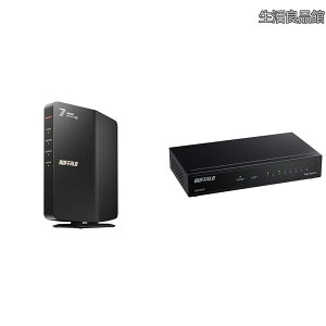 �y���������z�o�b�t�@���[ WiFi ���[�^�[ ���� LAN Wi-Fi 7 11be �f���A���o���h 2882+688Mbps �G�R�p�b�P�[�W WSR3600BE4P/NBK + 8�|�[�g Giga�Ή�