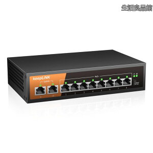 �y���������zPoE �X�C�b�`���O�n�u 10/100Mbps (8�|�[�gPoE+ 120W) �É��t�@�����X ����➑� �ȓd�͐݌v