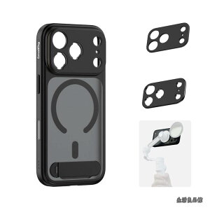 �y���������zFilMov �X�}�z�P�[�X�L�b�g iPhone 17 Pro Max�p �}�O�l�b�g���X�}�[�g�t�H���P�[�X �����\�ȃL�b�N�X�^���h�t�� �����Y�o�b�N�v���[�g�t�� MagSafe�Ή� �X�}�z�W���o���X�^�r���C�U