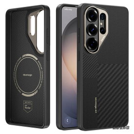 【送料無料】耐衝撃】BENKS ArmorPro Montage Samsung Galaxy S26 Ultraケース デュポン ケブラー アラミド繊維 MagSafe対応 スマホケース カーボン風 ギャラクシー S26 Ultra用 カメラ保護 衝撃吸收 レンズ保護 指紋防止 ミニマル カバー 黒