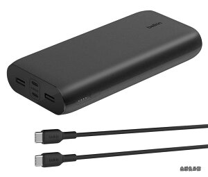 �y���������z���o�C���o�b�e���[3C�Ή� CCC iPhone 17 16�`12�Ή� ��e��26000mAh 5V3A �ő�32W(20W USB-C + 12W USB-A) PSE�F�� �@�������\ PD�����[�d�Ή� PPS�Ή� BPB016btBK