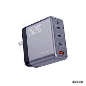 �y���������zMSL FORCE PD3.0 �}���[�d�� USB-A USB-C 4in1 100W PD QC4.0 PPS GaN II�̗p �y�� Type-C PSE�Z�p��K�� msl-100w 1��