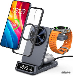 �y���������zWatch��p�z 3in1 �}�O�Z�[�t�[�d��AGalaxy Watch 8/Ultra/7/6/5/4�Ή��ASamsung S26/S25/S24/S23/S22/Note/Z Flip�Ή��A�M�����N�V�[�E�H�b�` �X�^���h�A�܂肽���ݎ� �}�O�l�b�g�� ���C�����X�[�d