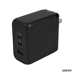 �y���������zAC�[�d�� �����[�d �ő�PD100W�o�� GaN�̗p USB Type-C×2 USB Type-A×1 �u���b�N OEC-APD100C2A1G-BK