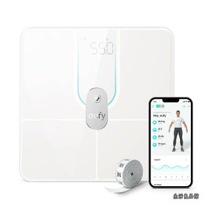 �y���������zEufy (���[�t�B) Smart Scale P2 Pro�i�̏d�̑g���v�j�y�A�v���Ή� / Fitbit�A�g / �̎��b�� / BMI / �S���� / �ؓ��� / ��b��ӗ� / ������ / �̎��b�� / ���� / �������b / �^���p�N�� / ���i