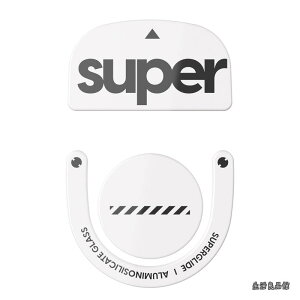 �y���������zC) �}�E�X�\�[�� for Logicool G PRO X SUPERLIGHT 2 �}�E�X�t�B�[�g [ �����K���X�f�� ���E���h�G�b�a���H ���ϋv �ᖀ�C Super Smooth ] - White
