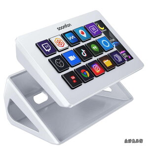 �y���������z�y���������zController - SOOMFON Stream Studio Control Deck 15�L�[�z�� �X�g���[���f�b�N ���C�u�R���e���c�쐬�p�̃R���g���[���[ �z�M�Ҍ����f�o�C�X OBS/Twitch?/YouTube�A�g Mac/PC�Ή� ��