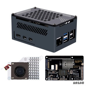 �y���������z�y���������zP33 M.2 NVME M-Key PoE+ �n�b�g ����Pi 5�A�N�e�B�u�N�[���[�ƃA���~�j�E���P�[�X�t�� Raspberry Pi 5�p M.2 NVMe SSD 2230/2242/2260/2280�ɑΉ�