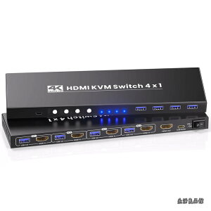 �y���������z�|�[�g KVM �X�C�b�` HDMI ���j�^�[ 1 ��Ή� �R���s���[�^�[ 4 ��ڑ� USB3.0 �Ή� 4K60Hz�b4 �� PC �� 1 ��̃��j�^�[�E�L�[�{�[�h�E�}�E�X�E���̑� USB �@������L