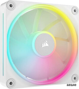 �y���������ziCUE LINK LX120 RGB �g���L�b�g 120mm PWM PC�P�[�X�t�@�� �f���A�����C�g���[�v �V���O���p�b�N �z���C�g CO-9051029-WW