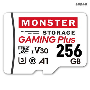 �y���������z256GB class10 UHS-1 U3 V30 A1 �ő�Read95MB/s �ő�Write80MB/s 4K�Ή� Nintendo Switch �h���C�u���R�[�_�[ ����m�F�� �ϊ��A�_�v�^�t ���{�������K�i GAMING Plus MS-GM256MSD