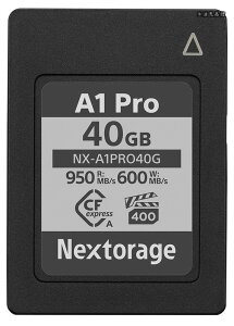 �y���������z���{���[�J�[ CFexpress Type A 40GB VPG400 �ő�Ǐo�����x950MB/s �ő发�����ݑ��x600MB/s �Œ�p���������ݑ��x550MB/s pSLC �\�j�[���V���[�Y�݊����m�F�ς� 4K/8K�^�� RAW�B�e NX-A1PRO40G �l�N