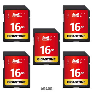 �y���������z16GB SD�J�[�h 5�Z�b�g SDHC UHS-I U1 C10 80MB/s �������[�J�[�h �t��HD �r�f�I �f�W�^���J���� �����L�^ �~�j�P�[�X5�t��