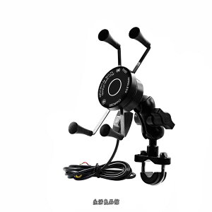 �y���������z�o�C�N �[�d�X�}�z�z���_�[ Qi���C�����X�[�d�� 7.5W 10W Quick Charge 3.0���� �}���[�d 360�x��] �A���~�� �d���X�C�b�` �ԍڃz���_�[ �I�[�g�o�C�̃n���h����T�C�h�~���[�Ɏ��t