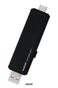 �y���������z�O�t��SSD 500GB USB3.2 (Gen2)�Ή� �X���C�h�� Type-C/Type-A �R�l�N�^ iPhone/iPad �Ή� �u���b�N ESD-EAWA0500GBK