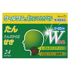 【第2類医薬品】★クールワン去たんソフトカプセル 24カプセル