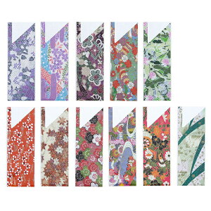 大黒工業 箸袋 友禅 11柄アソート 500枚入 マルチカラー 3.5×9.7cm 業務用 家庭用