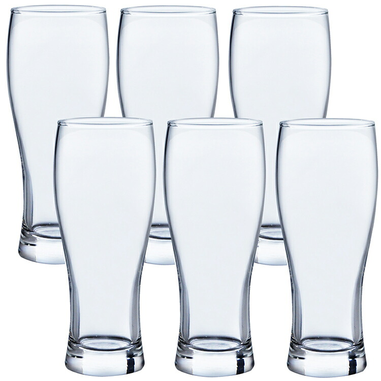 東洋佐々木ガラス ビールグラス 360ml×6個セット 00542HS （ ビール 酒 グラス タンブラー コップ ビアグラス 丸 丸い 強化ガラス ガラス 割れにくい 丈夫 日本製 父の日 プレゼント ギフト 業務 業務用 ）